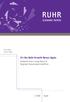 RUHR. It s the Debt-Growth Nexus Again ECONOMIC PAPERS. Evidence from a Long Panel of Regional-Government Liabilities #406. Timo Mitze Florian Matz