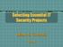 Selecting Essential IT Security Projects. Dimitris Gritzalis