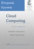 Πτυχιακή Εργασία. Cloud Computing. Υπηρεσίες αποθήκευσης. Τσαπραλή Ιωάννα Βουλγαράκης Χρήστος. Επιβλέπουσα: Μαργαρίτη Σπυριδούλα