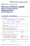 Directors & Officers Liability Ευθύνη Στελεχών Διοίκησης Proposal Form Πρόταση Ασφάλισης