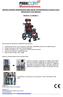 ΟΔΗΓΙΕΣ ΧΡΗΣΗΣ ΑΝΑΠΗΡΙΚΩΝ ΑΜΑΞΙΔΙΩΝ ΤΕΤΡΑΠΛΗΓΙΑΣ/ Cerebral Pulsy Wheelchairs User Manual 0808505 & 0808612
