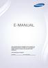 E-MANUAL. www.samsung.com/register. μοντέλου Αρ. παραγωγής