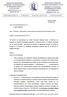 Θέμα : Προτάσεις - Παρατηρήσεις - Τροποποιήσεις στον Ενιαίο Κανονισμό Παροχών Υγείας