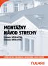 MONTÁŽNY NÁVOD STRECHY