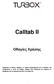 Calltab II Οδηγίες Χρήσης