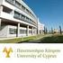 Πανεπιστήμιο Κύπρου: Δέκα κενές θέσεις Μεταδιδακτορικών Ερευνητών