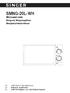 SMNG-20L-WH. Microwave oven Φούρνος Μικροκυμάτων Микровълнова печка INSTRUCTION MANUAL ΒΙΒΛΙΟ ΟΔΗΓΙΩΝ ИНСТРУКЦИИ ЗА ЕКСПЛОАТАЦИЯ