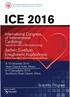 ICE International Congress of Interventional Cardiology. Διεθνές Συνέδριο Επεμβατικής Καρδιολογίας. Scientific Program