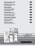 Gebrauchsanweisung Kühl-Gefrier-Kombination. Operating instructions Combined fridge-freezer. Mode d'emploi Combiné réfrigérateur-congélateur