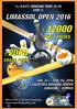 1 st Bowling S.O.F.T. Tour / 2 ος ΣΤΑΘΜΟΣ LIMASSOL OPEN 2016