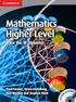 DIPLOMA PROGRAMME MATHEMATICS HL FURTHER MATHEMATICS SL INFORMATION BOOKLET