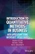Course Title : Quantitative methods with applications to social development and European trends. Course code : Mandatory.