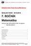 Vzdelávacia oblasť: Matematika a práca s informáciami 2. STUPEŇ ZŠ - ISCED 2. Základná škola Pavla Horova Michalovce