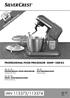 IAN / PROFESSIONAL FOOD PROCESSOR SKMP 1300 B3 PROFESSIONAL FOOD PROCESSOR ΚΟΥΖΙΝΟΜΗΧΑΝΗ PROFI -KÜCHENMASCHINE. Operating instructions