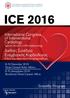 ICE International Congress of Interventional Cardiology. ιεθνές Συνέδριο Επεµβατικής Καρδιολογίας. Scientific Program