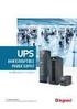 UPS ENERGY PROTECTOR 400, 500, 600, 800. User s manual V1.0