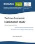 Techno-Economic Exploitation Study