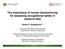 The importance of human biomonitoring for assessing occupational safety in research labs