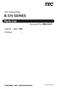 TEC Thermal Printer B-370 SERIES. Parts List. Document No. EM Original Jun., 1994 (Revised ) PRINTED IN JAPAN