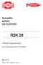 Εγχειρίδιο χρήσης για το μοντέλο R2K 28. Λέβητας συμπύκνωσης με ενσωματωμένο εναλλάκτη. R2K 28 - RAD - ΧΡΗΣΤΗΣ _ν2