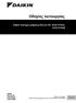 Οδηγίες λειτουργίας. Daikin Σύστημα ρύθμισης RoCon HP, EHS157034, EHS Daikin RoCon HP EHS EHS Γερμανικά