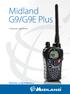 Midland G9/G9E Plus. Δηγιες χρησης PMR446+LPD/PMR446