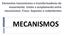 Elementos transmisores e transformadores do movemento. Unión e acoplamento entre mecanismos. Freos. Soportes e rodamientos MECANISMOS