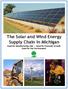 The Solar and Wind Energy Supply Chain in Michigan