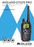 MIDLAND G7/G7E PRO ΟΔΗΓΊΕΣ ΧΡΉΣΗΣ DUAL BAND (PMR446-LPD) ΠΟΜΠΟΔΕΚΤΗΣ PMR446 ΠΟΜΠΟΔΕΚΤΗΣ. Coverage* * Depending on terrain