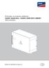 Εξοπλισμός για κεντρικούς μετατροπείς SUNNY MAIN BOX / SUNNY MAIN BOX CABINET