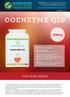 COENZYME Q10 FOR YO UR HE ART