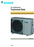 Air Conditioning. Technical Data EEDEN RXG-L