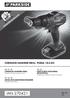 IAN CORDLESS HAMMER DRILL PSBSA 18-Li B2 CORDLESS HAMMER DRILL ΚΡΟΥΣΤΙΚΟ ΚΑΤΣΑΒΙΔΙ ΜΠΑΤΑΡΙΑΣ AKKU-SCHLAGBOHRSCHRAUBER