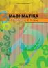 ΥΠΟΥΡΓΕΙΟ ΠΑΙ ΕΙΑΣ ΚΑΙ ΠΟΛΙΤΙΣΜΟΥ. Α Γυμνασίου ΜΑΘΗΜΑΤΙΚ. B τεύχος ΠΑΙ ΑΓΩΓΙΚΟ ΙΝΣΤΙΤΟΥΤΟ ΥΠΗΡΕΣΙΑ ΑΝΑΠΤΥΞΗΣ ΠΡΟΓΡΑΜΜΑΤΩΝ