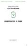 Информатор о раду ЗУ Апотека Врање последња измена Новембар Здравствена установа АПОТЕКА ВРАЊЕ ИНФОРМАТОР О РАДУ. Врање, Новембар 2015.