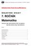 Vzdelávacia oblasť: Matematika a práca s informáciami 2. STUPEŇ ZŠ - ISCED 2. Základná škola Pavla Horova Michalovce