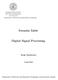 Formula Table. Digital Signal Processing