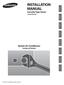 INSTALLATION MANUAL. System Air Conditioner (Cooling and Heating) Cassette Type Series TH EAV ENGLISH ESPAÑOL FRANÇAIS ITALIANO PORTUGUÊS DEUTSCH