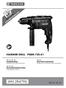 IAN HAMMER DRILL PSBM 750 A1. HAMMER DRILL Translation of the original instructions