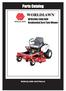 Parts Catalog. WYRZ46S/50U/60U Residential Zero Turn Mower WORLDLAWN AUSTRALIA