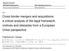 Cross border mergers and acquisitions: a critical analysis of the legal framework. motives and obstacles from a European Union perspective