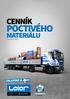 CENNÍK POCTIVÉHO MATERIÁLU. Platné od 10. apríla 2017