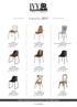 Καρέκλες 2017 CHAISE. Métal brossé et cuir marron CAMP-CHA00 45 Χ 45 X 85 CHAISE. Métal noir et cuir marron MONTE-CHAISE2 47 Χ 45 X 79 CHAISE