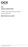 GCE Classics: Classical Greek. Mark Scheme for June Unit F372: Classical Greek Verse and Prose Literature. Advanced Subsidiary GCE