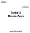 Turbo-X Mouse Zeus ΟΔΗΓΙΕΣ ΧΡΗΣΗΣ