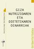 Aurkibidea 1 NUTRIZIO-ZIENTZIARAKO OINARRI FISIOLOGIKO ETA BIOKIMIKOAK KARBOHIDRATOAK LIPIDOAK PROTEINAK...