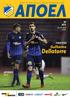 APOEL FC ΤΗΕ OFFICIAL MATCH PROGRAMME # 38. Vs ΑΕΛ :00. ΣΥΝΕΝΤΕΥΞΗ Guilherme. Dellatorre ΑΝΤΙΠΑΛΟΣ ΑΕΛ