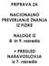 PRIPRAVA ZA NACIONALNO PREVERJANJE ZNANJA IZ FIZIKE. NALOGE IZ 8. in 9. razreda. + PREGLED NARAVOSLOVJA iz 7. razreda