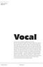 Vocal. Designer: Ani Petrova Release: 2018