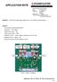 APPLICATION NOTE. Silicon RF Power Semiconductors. RD70HUF2 single-stage amplifier with f= mhz evaluation board